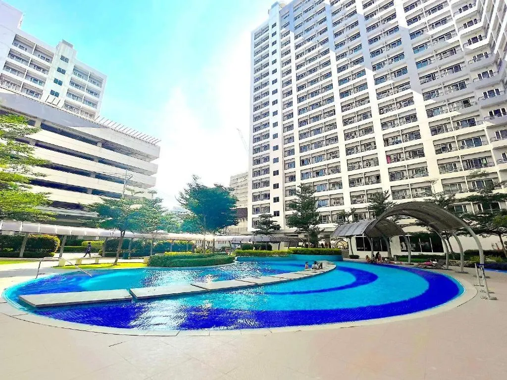Stunning 1Br Balcony Pool View W/ Wi-Fi Grace Res Apartment Manila